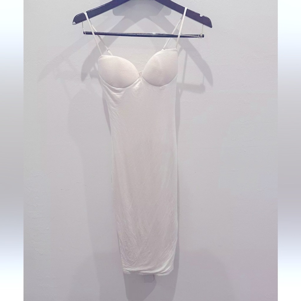 Re Ona Sweetheart‎ Midi Dressin White Sz S - Picture 3 of 7